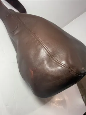 Coach Vintage Soho Zip Hobo 4161 | 1997 USA Made | Brown Leather thumbnail 7