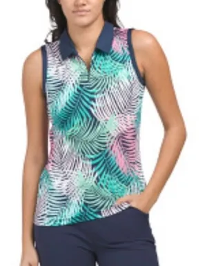 Tommy Bahama Sleeveless Polo Shirt XS Golf Tennis UPF Quick Dry Beachy NWT thumbnail 1