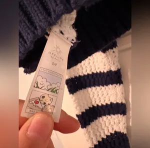 Aerie Cropped Striped Knit Top thumbnail 5