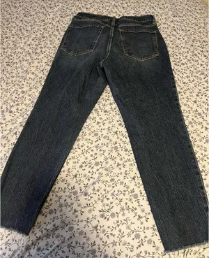Old Navy Dark Wash OG Straight High Rise Denim Jeans thumbnail 4