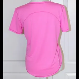 Lululemon High Neck Running and Training T-Shirt Pow Pink Light Size 4 thumbnail 5