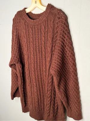 Natural Life Brown Oversized Sweater thumbnail 3