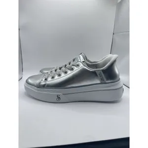 NEW Sketchers Snoop Dogg Silver‎ Metallic WOMENS Size 7.5 thumbnail 4