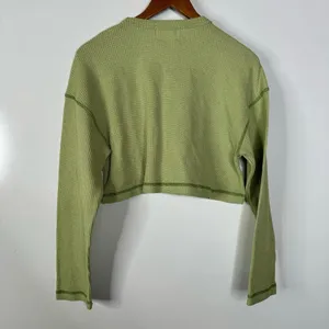 Beyond Closet Green Cropped‎ Long Sleeve Shirt thumbnail 2