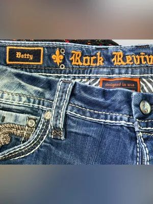 Rock Revival Betty cropped denim capri jeans size 32 thumbnail 9