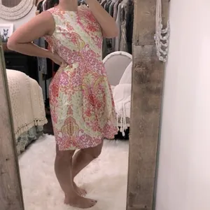 Lolly Wolly Doodle sz 6 pink floral paisley dress thumbnail 3