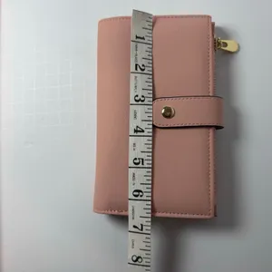 Blush Pink Bi-Fold Wallet with Zip Coin Pocket & Card Organizer NEW thumbnail 8