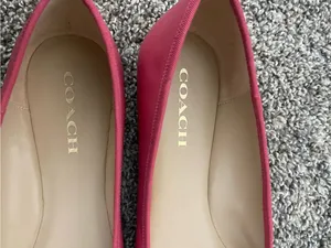 Women’s Coach Alina Leather Ballet Flats Shoes Pink Size 11 thumbnail 6