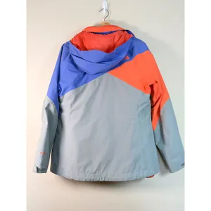 The North Face Triclimate Jacket 2 pc Womens L Waterproof Insulated Orange‎ Blue thumbnail 3