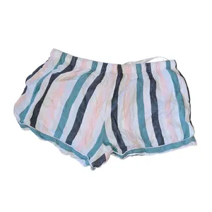 ALFANI Intimates Stripe Notched Collar Pocket Shirt Pajama Top Shorts M thumbnail 6