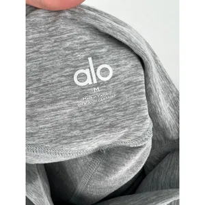 Alo Yoga Alosoft High-Waist 7/8 Highlight Leggings Athletic Heather Grey M thumbnail 7