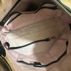 Dooney & Bourke | Black Pebbled Leather Gold Hardware Satchel Crossbody Bag thumbnail 6