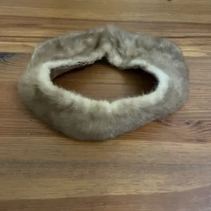 Vintage Light Brown Mink Fur Collar Neck Wrap One Size thumbnail 3