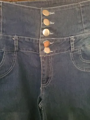 Denim Series: High waisted Pants Blue Size 2X thumbnail 3