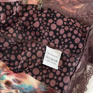 Jaipur Elegant velvet Brown and Orange cardigan extra lightweight size M thumbnail 6