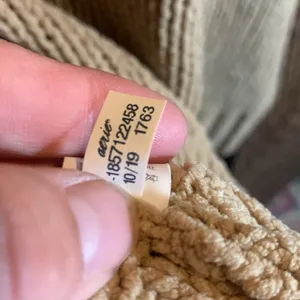 Aerie Tan Oversized Knit Sweater Size L thumbnail 4