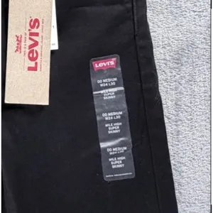 Levis Mile High Super Skinny Jeans Womens 24 Black Extra High Rise Slim Stretch thumbnail 8