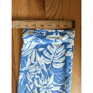 J.McLaughlin Pants Catalina Cloth Floral Pull‎ On Blue White Size L thumbnail 4