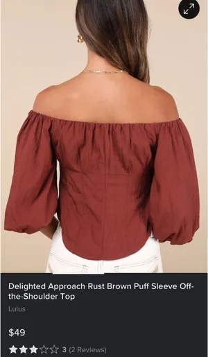 Lulus Blouse thumbnail 2
