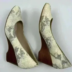 COLE HAAN The Go-to Wedge Chalk Python Snake  Print- Size 8.5‎ thumbnail 11