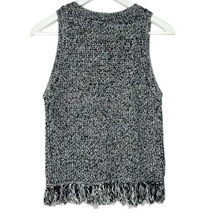 Rebecca Minkoff Sleeveless Knit Fringe Top Small thumbnail 6