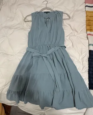 blue mini dress thumbnail 1