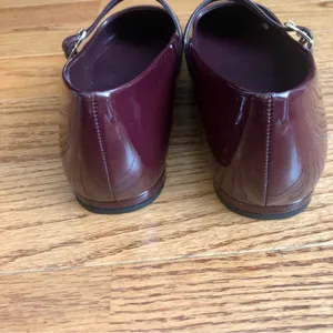 Franco Sarto Tinsley Patent Leather Burgundy Mary Jane Flats Women’s SZ 7.5 NWOT thumbnail 6