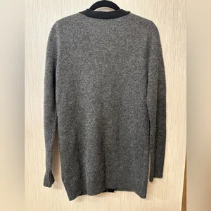 J.Crew Sweater Women S Cardigan‎ Open Front Long Line Knit Lambs Wool thumbnail 4