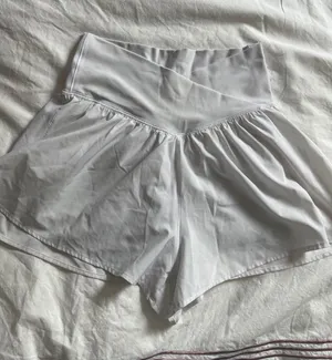Aerie Offline High-Waist White Women's Lounge Shorts thumbnail 1