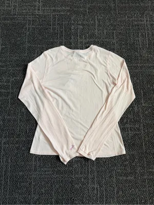 Brooks Run Happy Graphic PINK Long Sleeve Running Shirt Womens XS thumbnail 5
