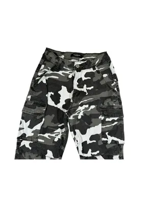 American Bazi Womens Camo Cargo Joggers Small Elastic Ankle Military Style Pants thumbnail 2