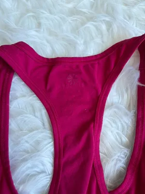 Athleta Pink Racerback Tank Top Women’s Large thumbnail 4
