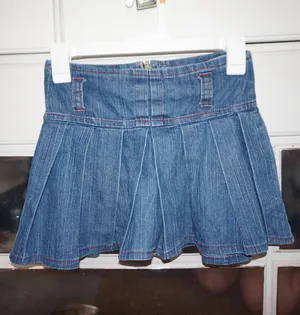School Girl Jean Skirt thumbnail 2