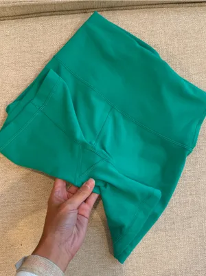 Lululemon Wunder Train High-Rise Short 6" Kelly Green Athleisure thumbnail 3