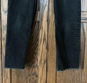 Everlane | The Way High Jean in Black with Raw Hem | womens 26 thumbnail 9