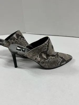 Dolce Vita‎ Women's Stiletto Sandals Snakeskin Pointed Toe Slip On - Size 8. thumbnail 12