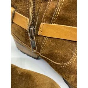 UGG Brown Leather Boots Size 6 thumbnail 6