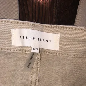 Risen tan wide leg jeans size 9/29 thumbnail 3