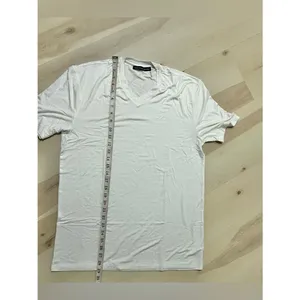 Naked Wardrobe NEW Women’s Oversized Medium White V-neck T-shirt thumbnail 5
