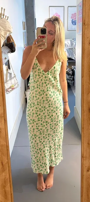 ZARA Silk Dress thumbnail 1