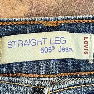 Levi’s 505 Straight Leg Cropped Rough Edge Jeans 6 thumbnail 5
