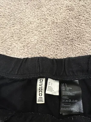 Divided Black Casual Pull-On Athletic Shorts thumbnail 2