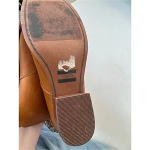 Toms Tan Leather Ankle Boots Womens 7.5 Fall Classic Casual Booties Boho thumbnail 4