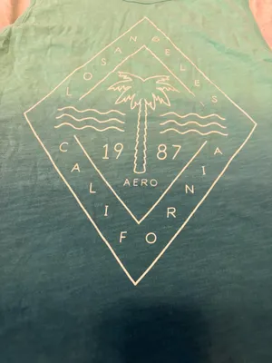 Aéropostale free state los Angeles blue tank top thumbnail 5