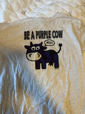 Gildan Vintage Cow shirt thumbnail 1