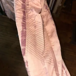 Anthropologie Marrakech tie dye L pink tan bomber jacket thumbnail 3