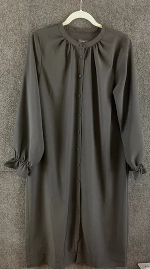 J.Crew Women's Black Dark Academia Schoolhouse Victorian Shirt Dress Tie Waist thumbnail 1