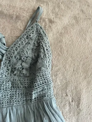 American Threads Blue Flowy Romper thumbnail 5