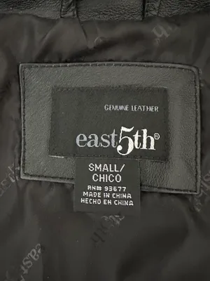 Vintage Real Leather Jacket thumbnail 3
