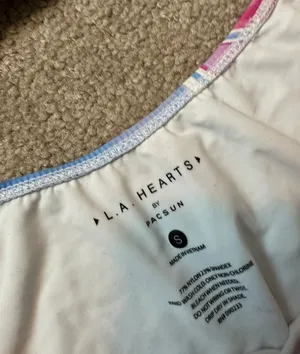 PacSun High Waisted Tie Dye Bikini LA Hearts thumbnail 2